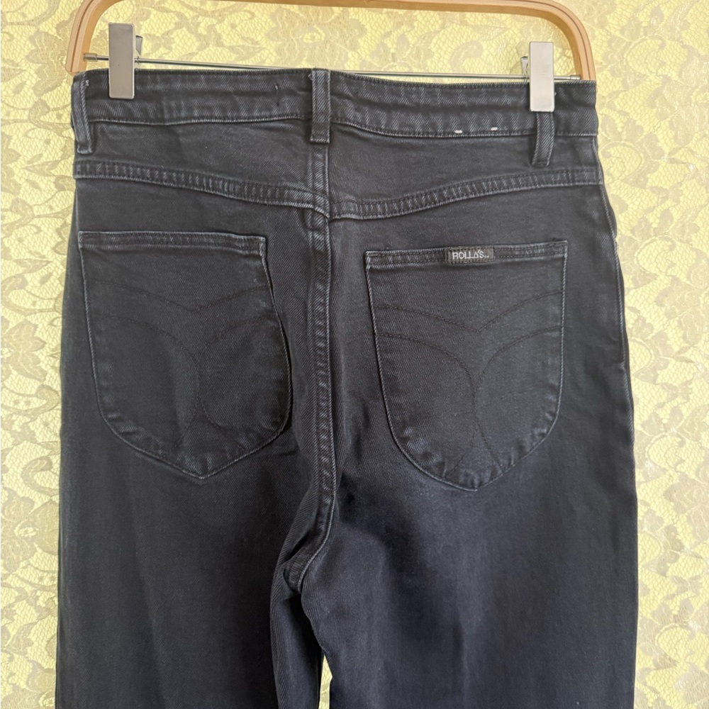 ROLLA'S Women's black east coast Flare Jeans sz 29 worn once like new - Picture 5 of 10